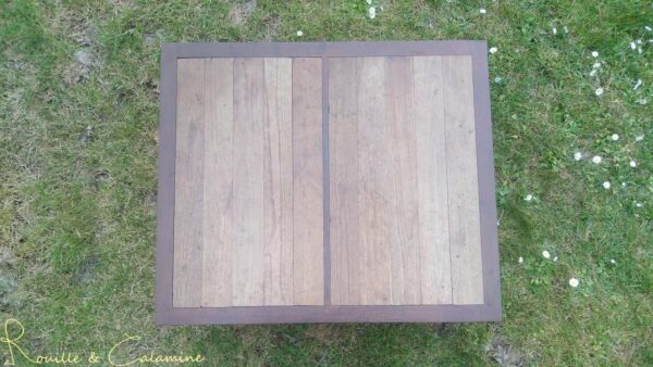 Table basse en châtaigner